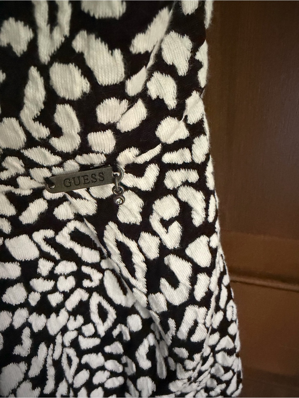 Guess Black and White Printed Bustier Camisole - Picture 3 of 8